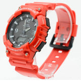 Casio General Red Resin Strap Men Watch AQ-S810WC-4AVDF-P
