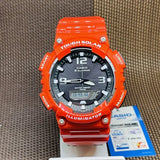 Casio General Red Resin Strap Men Watch AQ-S810WC-4AVDF-P