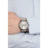 Emporio Armani Analog Gray Dial Taupe Leather Men's Watch AR11116P