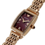 Emporio Armani Rose Gold Stainless Steel Strap Women Watch AR11488