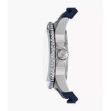 Emporio Armani Blue Dial & Silicone Strap Men Watch AR11592