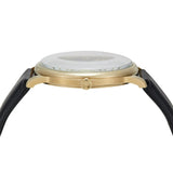 Emporio Armani Green Dial Black Leather Strap Men Watch AR11601