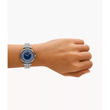 Emporio Armani Blue Dial Stainless Steel Strap Women Watch AR11627