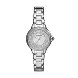 EMPORIO ARMANI AR11632 SUNRAY CRYSTALS SILVER STEEL WATCH