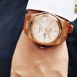 Arbutus Wall Street Icon Brown Leather Strap Men Watch AR2204RWF