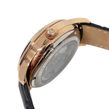 ARBUTUS Black Leather Strap Double Balance Wheel AR2404RBB