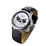 Arbutus Broadway Black Leather Strap Men Watch AR509SWB