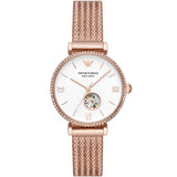 EMPORIO ARMANI AR60063 ROSE GOLD STAINLESS STEEL WOMEN WATCH