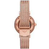 EMPORIO ARMANI AR60063 ROSE GOLD STAINLESS STEEL WOMEN WATCH