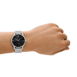 Emporio Armani Silver Stainless Steel Strap Men Watch AR60081
