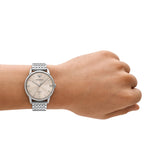 Emporio Armani Silver Stainless Steel Strap Men Watch AR60082