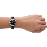 Emporio Armani Black Dial Stainless Steel Women Watch AR70008