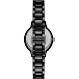 Emporio Armani Black Dial Stainless Steel Women Watch AR70008