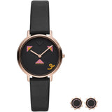 Emporio Armani Black Women's Watch - Gift Set | AR80022P