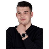 EMPORIO ARMANI CONNECTED ART5010 STAINLESS STEEL PLATED TOUCH-SCREEN HYBRID MEN'S SMARTWATCH