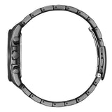 Citizen Eco-Drive Black Stainless Steel Strap Men's Watch - Chronograph | AT2137-50E