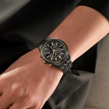 Citizen Eco Drive Black Stainless Steel Strap Men's Watch AT2576-68E