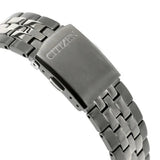 Citizen Eco Drive Black Stainless Steel Strap Men's Watch AT2576-68E