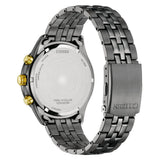 Citizen Eco Drive Black Stainless Steel Strap Men's Watch AT2576-68E