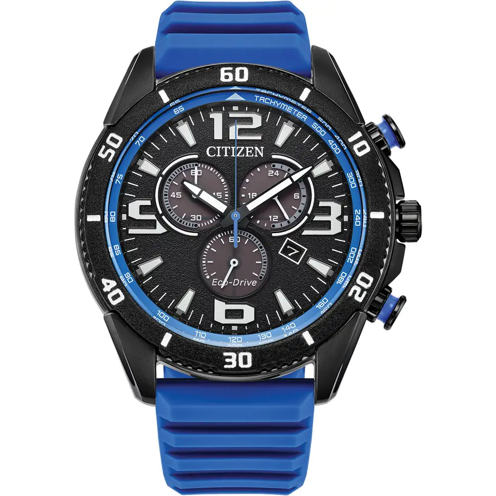 Citizen Eco-Drive Silicone Strap Men Watch Brycen Series