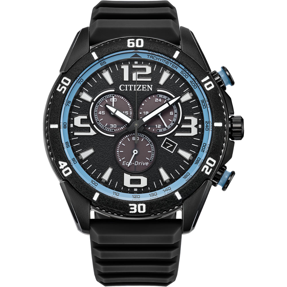 Citizen Eco-Drive Silicone Strap Men Watch Brycen Series
