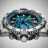 Citizen Eco-Drive Silver Stainless Steel Strap Men's Watch - Chronograph | AT8220-55W