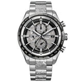 Citizen Attesa Silver Stainless Steel Strap Men's Watch - Chronograph | AT8284-61A