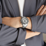 Citizen Attesa Silver Stainless Steel Strap Men's Watch - Chronograph | AT8284-61A