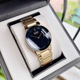 Citizen Eco-Drive Axiom Black Dial Gold Stainless Steel Strap Men Watch AU1062-56E