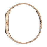 Citizen Eco-Drive Blue Dial Gold Stainless Steel Strap Women Watch AU1066-80L