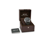 Avi-8 Hawker Harrier Gray Leather Strap Men Watch AV-4031-03