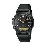 Casio General Analog-Digital Black Dial Resin Strap Men Watch AW-49HE-1ADR-P