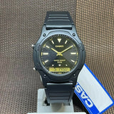 Casio General Analog-Digital Black Dial Resin Strap Men Watch AW-49HE-1ADR-P