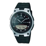 Casio General Digital-Analogue Black Resin Strap Men Watch AW-80-1AVDF-P