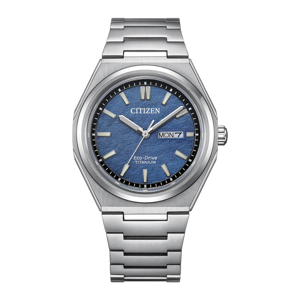 Citizen Zenshin Super Titanium Strap Men Watch AW0130 Series