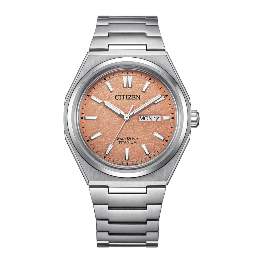 Citizen Zenshin Super Titanium Strap Men Watch AW0130 Series