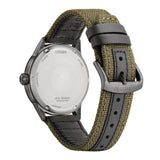 Citizen Eco-Drive Green Nylon Strap Men's Watch AW1877-09X