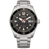 Citizen Grey Dial Silver Stainless Steel Strap Men's Watch AW1888-53E