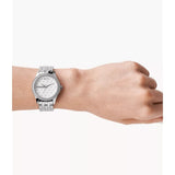 Armani Exchange Silver Stainless Steel Strap Women Watch AX5215