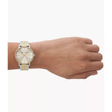 Armani Exchange Two-Tone Stainless Steel Strap Women Watch AX5595