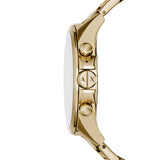 ARMANI EXCHANGE CONNECTED DIGITAL ANALOG GOLD STAINLESS STEEL AXT2001 TOUCH SCREEN SMARTWATCH