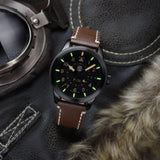 Luminox Air Pilot P-38 Lightning Brown Genuine Leather Strap Men's Watch LM9526