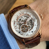 Aries Gold Infinum El Toro Brown Men's Watch - Skeleton Dial | G 9005A RG-S