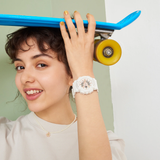Casio Baby-G White Resin Strap Women Watch BA-110XRG-7ADR-P