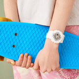 Casio Baby-G White Resin Strap Women Watch BA-110XRG-7ADR-P