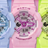 Casio Baby-G BA-110 Series Light Blue Resin Watch BA-110YK-2ADR