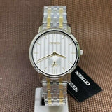 Citizen Silver Dial Two-Tone Stainless Steel Strap Men Watch BE9174-55A