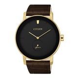 Citizen Black Dial Brown Leather Strap Men Watch BE9182-06E