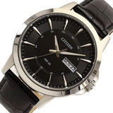 Citizen Black Dial Leather Strap Men Watch BF2011-01E