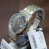 Citizen Black Dial Two-Tone Stainless Steel Strap Men Watch BF2018-52H